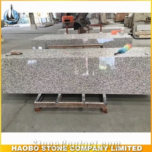 Tiger Skin White Countertop with Polished Full Bullnose Edges