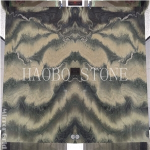 Wholesale Customized Cut to Size Reasonable Price Haobo China Natural Kinawa Light Marble Slab Polished for Wall Cladding Decoration with Good Service