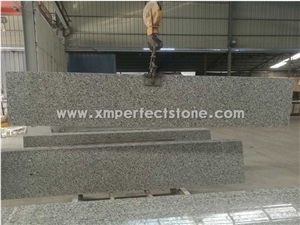 96"X26",108"X26",3/4" Thickness Prefab Granite,Chinese Swan White/Grey Granite Countertop for Hotel, Residential Project