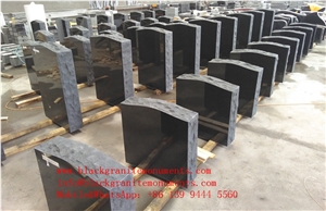 China Shanxi Black Granite Single Upright Die Monuments P2 Rustic Us&Canidian Style Memorials China Shanxi Black Granite Single Upright Die Monuments P2 Rustic Us&Canidian Style Memorials