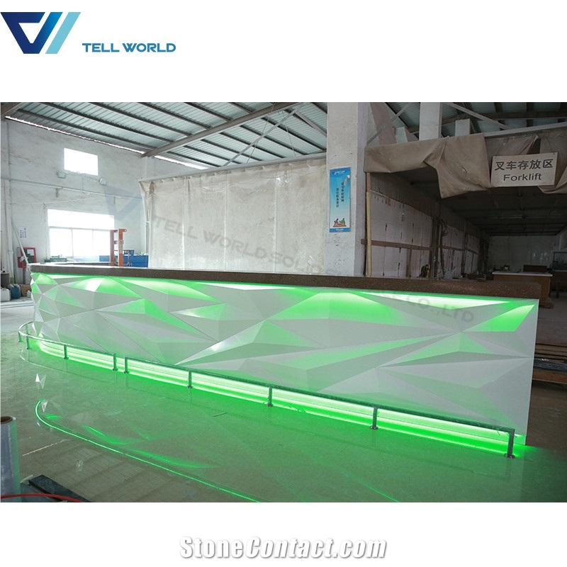 Bar Counter Restaurant Furniture Semi Circle Bar Counter
