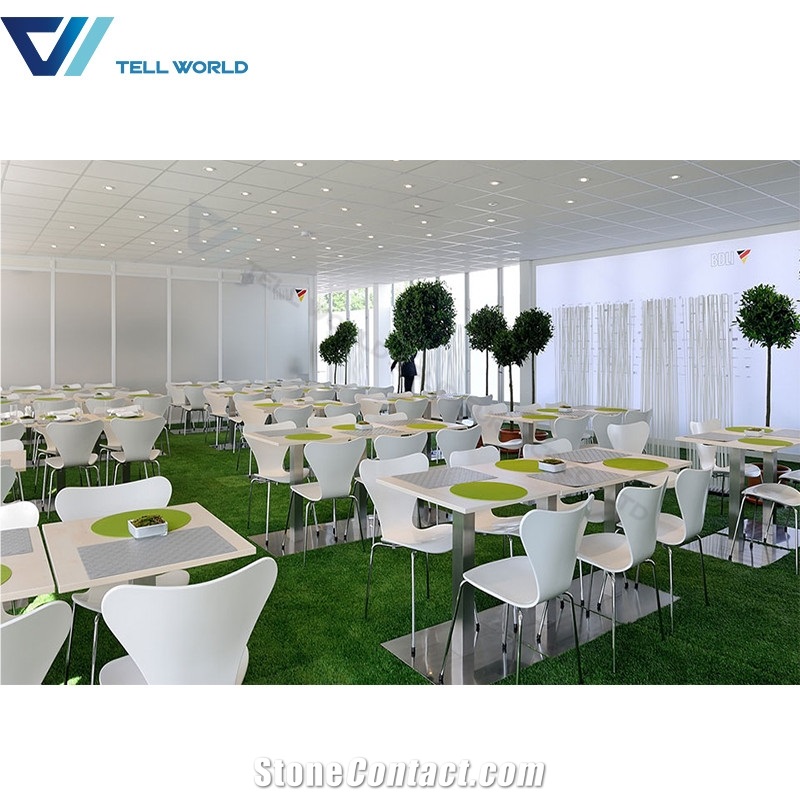 Dininag Table Set Marble Chair and Table for Restaurant