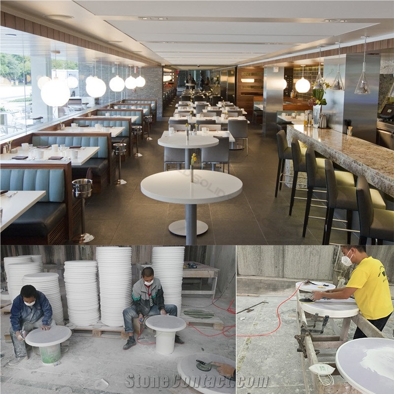 Fancy Restaurant Dining Table Food Court Dining Tables