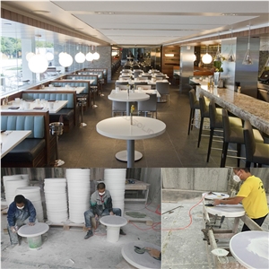 Fancy Restaurant Dining Table Food Court Dining Tables