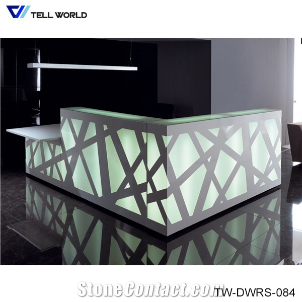 Fantastic Translucent Acrylic Club Led Bar Counter with Fabulous Lighting Translucent Countertop