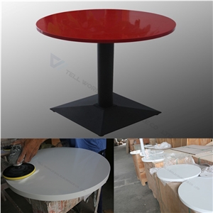 Guangdong Tables and Chairs White Corian Table Top