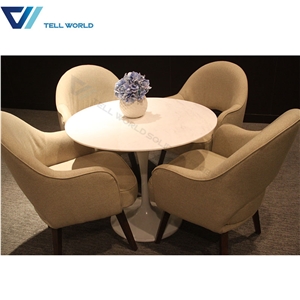 Guangdong Tables and Chairs White Corian Table Top