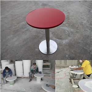 Marble Round Dining Table Modern Table and Chair Sets