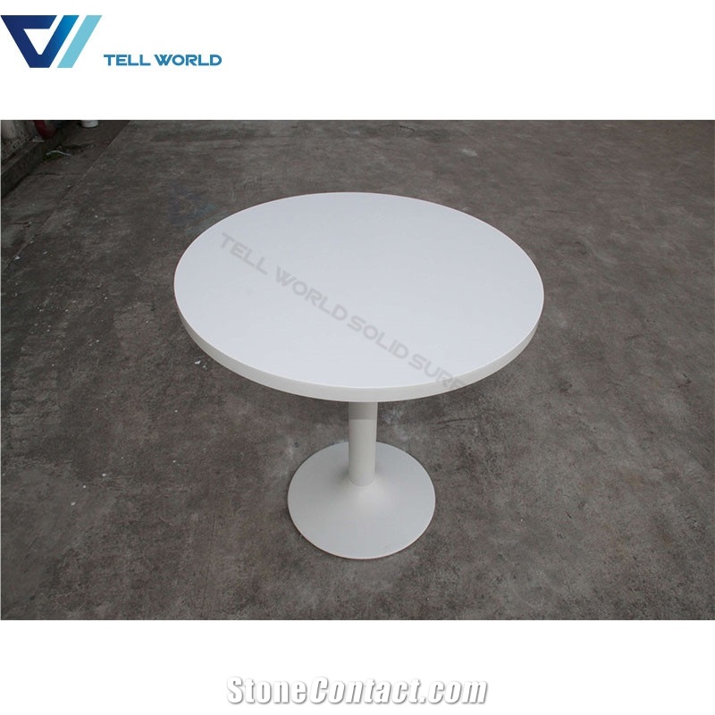 Marble Round Dining Table Modern Table and Chair Sets