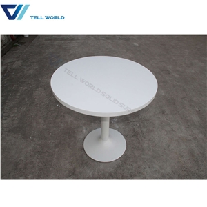 Marble Round Dining Table Modern Table and Chair Sets