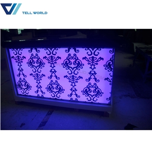 Nightclub Bar Counter Design Artificial Stone Bar Countertop