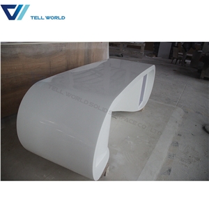 Office Furniture Acrylic Italian Design Goggle Desk