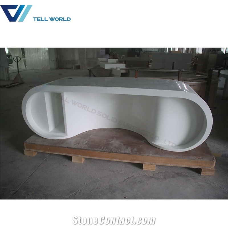 Office Furniture Acrylic Italian Design Goggle Desk