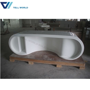 Office Furniture Acrylic Italian Design Goggle Desk