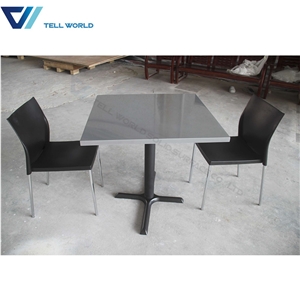 Square Grey Color Marble Dining Table Square Grey Color Marble Dining Table