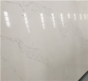 High Density Statuario Nuvo Marbling Quartz Stone Slab Solid Surface for Kitchen and Bathroom Vanity Top