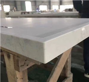 High Density Statuario Nuvo Marbling Quartz Stone Slab Solid Surface for Kitchen and Bathroom Vanity Top