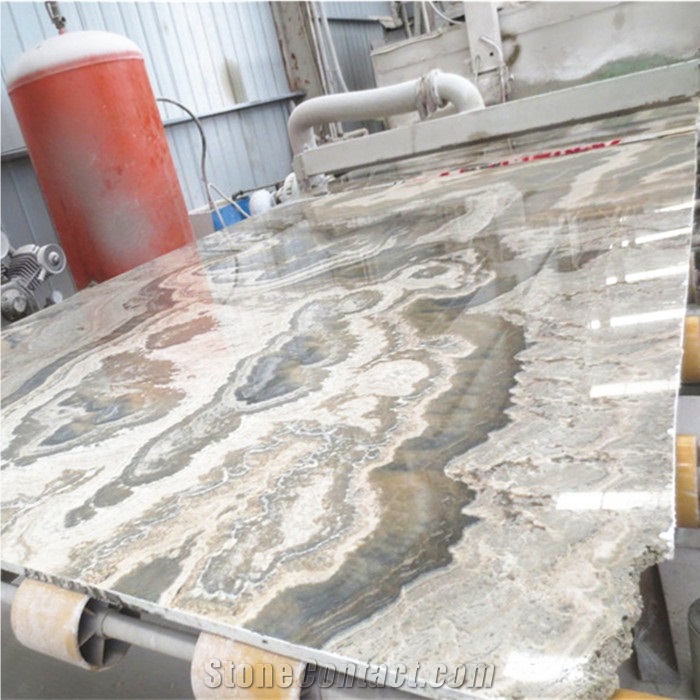 Classic Splashed Gray Jade Onyx Stone Antique Gray Onyx