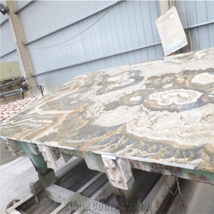 Classic Splashed Gray Jade Onyx Stone Antique Gray Onyx