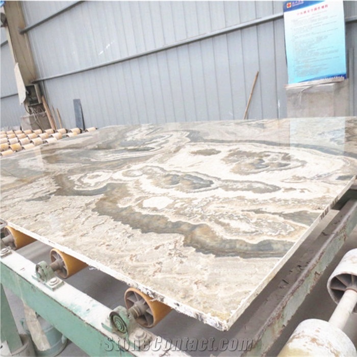 Favorable Price for Mexico Gray Onyx Tiger Gray Onyx Slabs