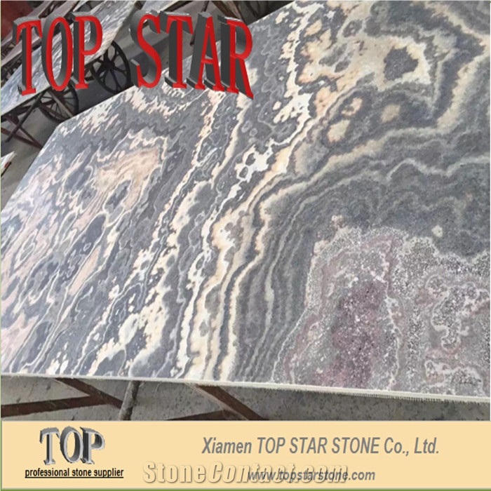 Onice Grigio Grey Landscape Onyx Translucent Grey Onyx Grey Onyx Stone