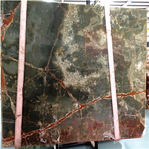 Onice Verde Green Onyx Slabs,Dark Green Onyx Slab, Ancient Green Onyx Slab
