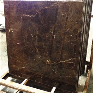 Spanish Dark Brown Marron Emperador Marble Flooring Tile Wall Tile