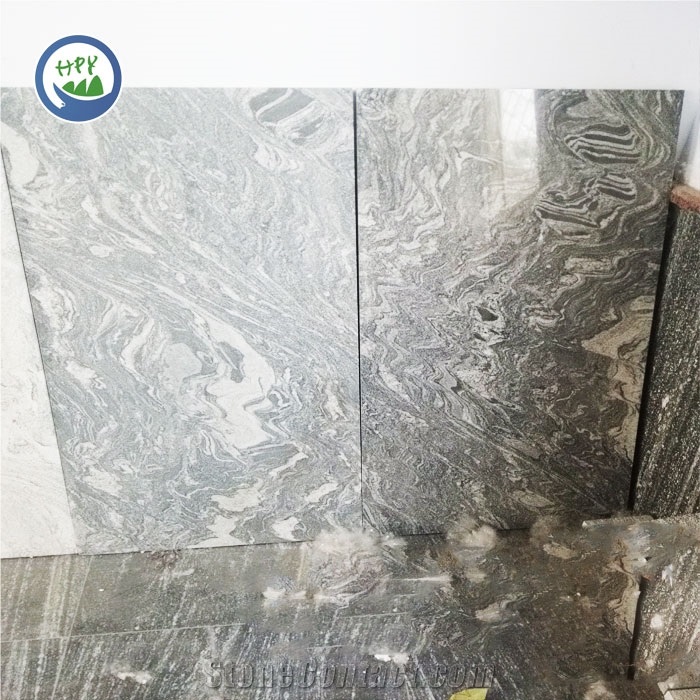 G302 Black Granite with White Veins,Wave Granite