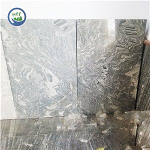 G302 Black Granite with White Veins,Wave Granite