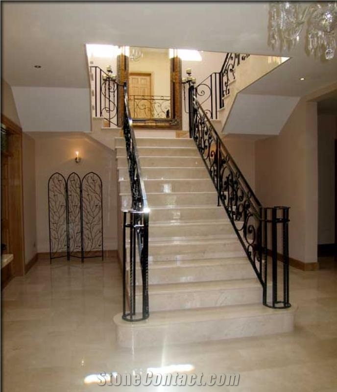 Stair Steps with Ioannina Beige Limestone