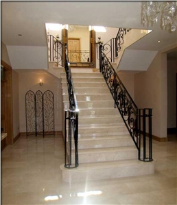 Stair Steps with Ioannina Beige Limestone