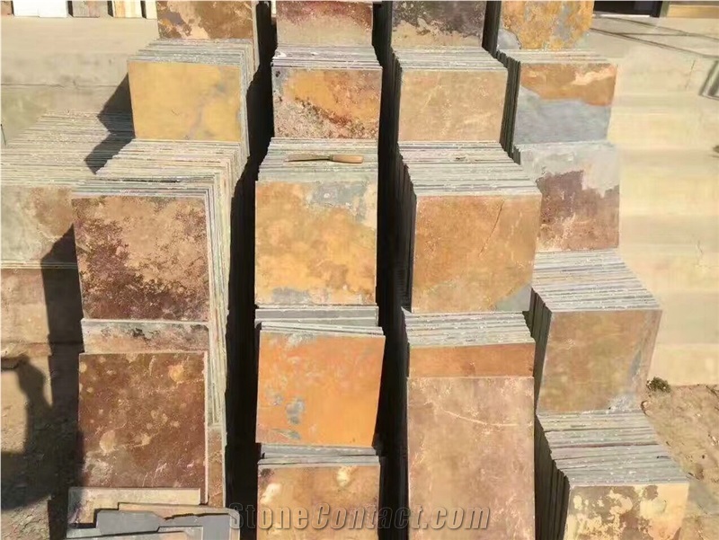 Rustic Slate Tile, 014 Tile, Slate Floor Tiles , Slate Wall Covering , Slate Wall Tile, Slate Stone Flooring , Slate Versailles Pattern