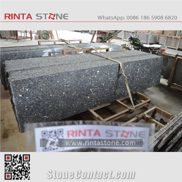 Brotsoe Silver Pearl Granite Norway Lundhs Blue Stone Slab Thin Tile Countertop Solid Surface Vanity Top Skirting