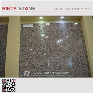 Crema Julia Terra Pink Rosa Minho Granite Small Big Flower Slabs Tiles