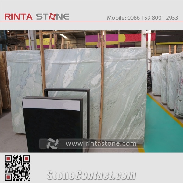 Emerald Valley Onyx Slabs Tiles China Chinese Light Green White Natural Stone