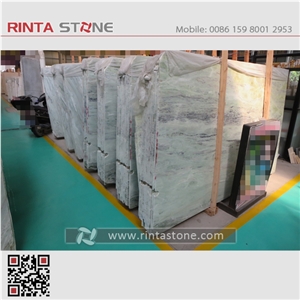 Emerald Valley Onyx Slabs Tiles China Chinese Light Green White Natural Stone
