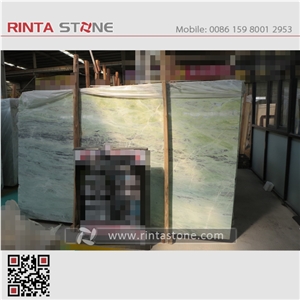 Emerald Valley Onyx Slabs Tiles China Chinese Light Green White Natural Stone
