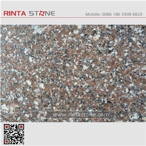 G648 Zhangpu Red Granite Polished Slabs Tiles for Wall Flooring Covering Kitchen Countertops Bar Top Desk Tops Natural Building Stone