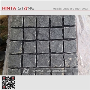 G654 Impala Black China Natural Cheap Dark Grey Granite Gray Cobble Stone