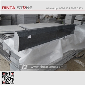 G654 Padang Black China Natural Cheap Dark Grey Granite Polished Flamed Sesame Gray Kerbstone Kerbs Road Side Curb Stone Curbstone