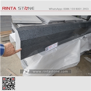 G654 Padang Black China Natural Cheap Dark Grey Granite Polished Flamed Sesame Gray Kerbstone Kerbs Road Side Curb Stone Curbstone