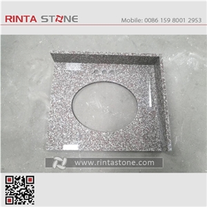 G664 Luoyuan Cherry Red Granite Vanity Top