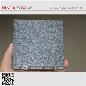 G684 Fuding Black Pearl Basalt China Natural Cheap Beauty Flamed Stone Slabs Floor Wall Thin Tiles