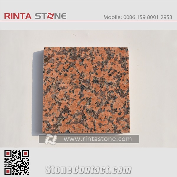 Guangxi Hong Guilin Red Granite Slabs Tiles