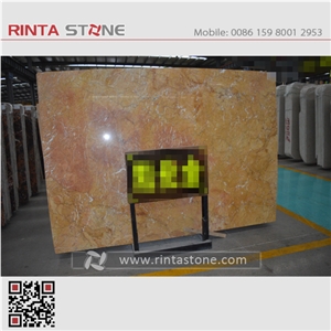 Kellen Golden Gold Marble Tiles for Hotel Floor Covering Wall Cladding Tv Backgroud Gangsaw Slabs
