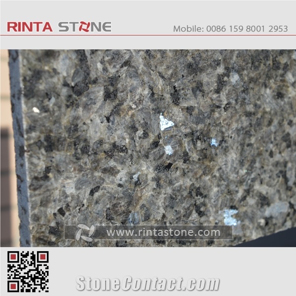 Lundhs Ocean Blue Granite Norway Blue Pearl Natural Luxurious Stone Big Slab Tiles Wall Floor Covering Skirting