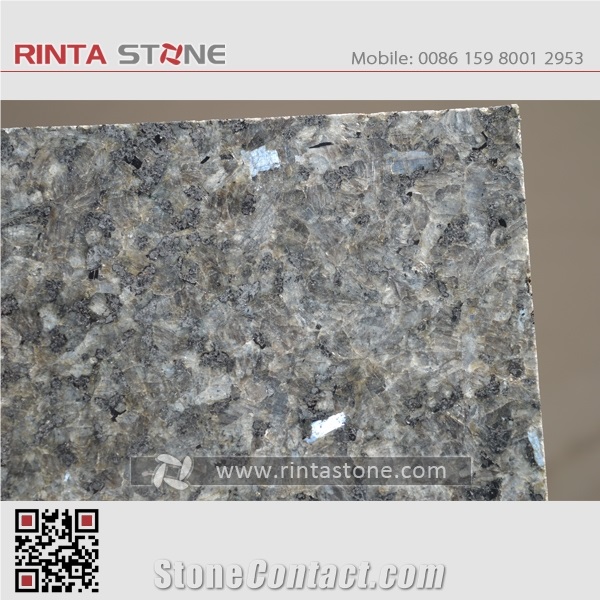 Lundhs Ocean Blue Granite Norway Blue Pearl Natural Luxurious Stone Big Slab Tiles Wall Floor Covering Skirting