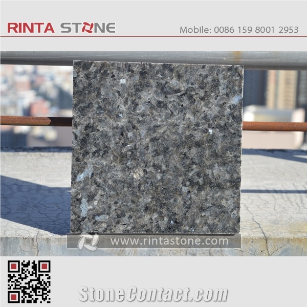 Lundhs Ocean Blue Granite Norway Blue Pearl Natural Luxurious Stone Big Slab Tiles Wall Floor