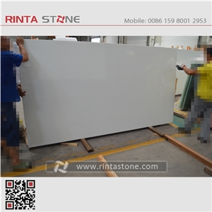 Nano Glass White Stone Crystallized Pure White Marble Big Slabs Wall Flooring Thin Tiles Countertop Vanity Top
