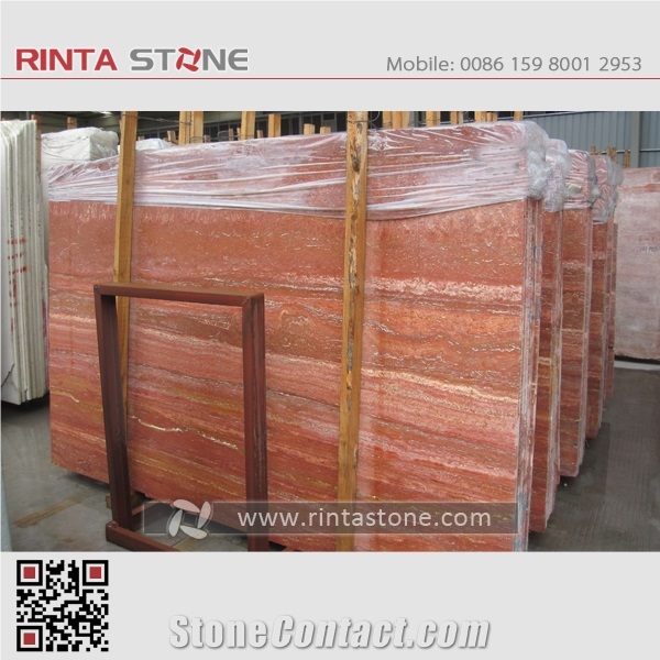 Red Travertine Rojo Caoba Alhambra Persian Iran Travertino Pink Romano Soraya Arizona Persiano Kutahya Slabs Tiles Azarshahr Roso